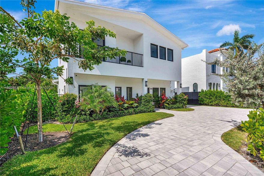 Discover your dream family home in the historic Belair District of West Palm Beach! This newly built 5-bedroom, 5-baths, 2,884 sq ft residence blends modern style with family-friendly function. Move-in ready and ideal for South of Southern living, the home features an open-concept layout with soaring ceilings, durable tile floors, and a gourmet kitchen that flows seamlessly into the dining area and lush backyard with a sparkling pool—perfect for family fun. Zoned for top public schools like South Olive Elementary and Palm Beach Lakes High, and just minutes from premier private schools. With two main-level bedrooms, impact-resistant glass, a garage for storage, and a private pool, this home is designed with families in mind. Homes in Belair sell fast—schedule a tour today!