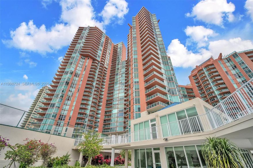 Exquisite, renovated residence in the heart of Aventura offering refined luxury and sweeping water views. This sophisticated 2-bedroom, 2-bathroom condo showcases impeccable upgrades and a modern, elegant design throughout.

Enjoy seamless indoor-outdoor living with three private balconies, each capturing stunning waterfront vistas. The interior has been thoughtfully enhanced with brand-new kitchen appliances, sleek contemporary doors, a new washer and dryer, and a new hot water heater. A newer A/C system ensures optimal comfort year-round.

Designed for both style and functionality, this move-in-ready home delivers a turnkey lifestyle with high-end finishes and attention to detail at every turn.

Residents benefit from newly updated resort-style amenities, including a refreshed pool and state-of-the-art fitness center. Ideally located just minutes from premier shopping, next to Aventura Mall, fine dining, and entertainment, this exceptional property offers the perfect blend of luxury, convenience, and scenic beauty.

A rare opportunity to own a truly elevated living experience in one of Aventura’s most desirable locations with exceptional investment potential in one of South Florida’s most sought-after destinations.