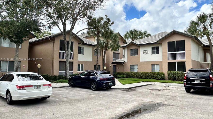 Spacious 2/2 condo situated on the first floor of the highly sought-after Citation Way Community in Coral Springs. Immerse yourself in an open and inviting layout crafted for unparalleled comfort and functionality. Tile flooring throughout, while an in-unit washer and dryer provide convenience. Ample storage space is available with a walk-in closet. Impact windows were installed in the two bedrooms four years ago, complemented by accordion shutters on the sliding door leading to the balcony. The community boasts a resort-style pool, gym, and tennis courts, offering residents an array of recreational amenities. Top-rated schools, conveniently located shops, restaurants, and major highways further enhances its appeal.