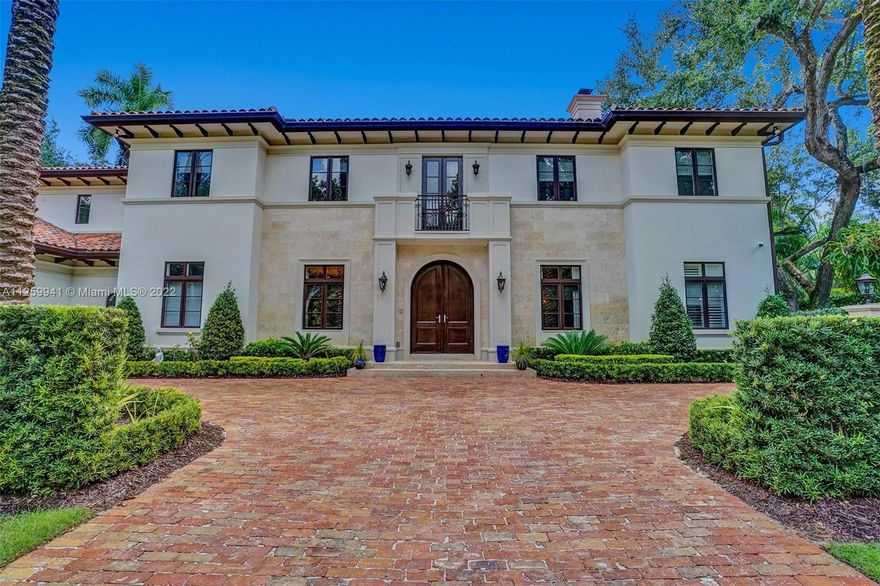 A stunning 5+ BDR home built in 2013. The owners left no stone unturned in building this home. Every nook and cranny was created to satisfy a need. The wine cellar is perfect, as is the kitchen, backyard, and outdoor summer kitchen. Everything is Top-of-the-line wow, including the elevator. This is your opportunity to live on one of the best cul-de-sacs in the neighborhood. This home is Nestled between Biscayne Bay, Gables, High Pines, and The Grove, minutes away from many top-rated private and public schools. Restaurants, shopping, and Miami International airport are a short drive away. Included: Lutron, Sono system, security system interior/exterior/perimeter, wolf and sub-zero appliances, and extra refrigerator in the two-car garage.