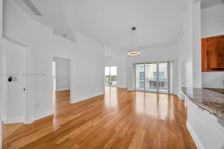 Penthouse residence in the highly sought after Downtown Dadeland community featuring 3 bedrooms, 3 full bathrooms, soaring 11 foot ceilings, & an abundance of natural light throughout. This private corner unit offers exceptional seclusion with no neighbors on either side. The open concept layout creates a spacious & airy feel with expansive living areas designed for both comfort & entertaining. Enjoy a private balcony along with an oversized terrace offering the perfect setting for outdoor lounging, dining, or creating your own relaxing retreat with comfortable seating & greenery. The exclusivity of penthouse living combined with a prime location just moments from premier shopping, dining, Metrorail, & everything the vibrant Dadeland area has to offer makes this a rare opportunity.