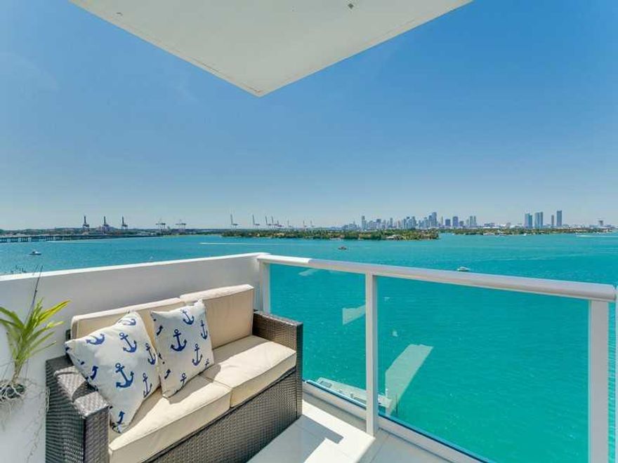 The very best line in Mirador! Sitting directly over the bay, this large 2 bd has unobstructed panoramic Bay & downtown Miami views from ALL rooms. Fully renovated with modern & clean finishes, neutral porcelain floors, quartz counters & High-end applianc es, Impact windows- spacious closets. Lg Balcony right over the water w/ room for al fresco dining. Condo has Bayside Pool & spa, Fitness Center, 24hr Security, Market. Located in popular West Ave neighborhood close to Starbucks, Wholefoods, & Lincoln Rd.