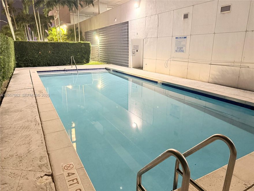 Modern Living in the Heart of Miami! Experience the perfect blend of security and style in this sleek 2BD/2BA residence. Spanning 984 SF of thoughtfully designed space, this unit features a private balcony, an in-unit washer/dryer, and a dedicated garage space. Located in an ultra-secure, boutique-style building, you’ll enjoy premium amenities including a resort-style pool and a fully equipped gym