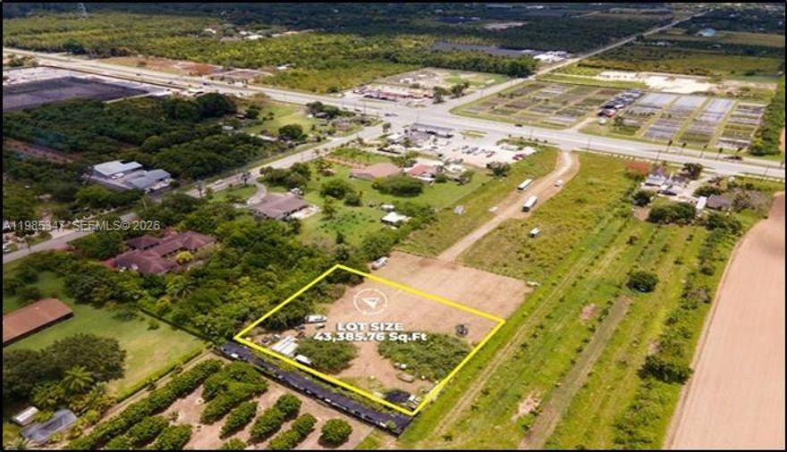 .996 Acre.  43,386 sqft Lot.  Zoning presently AU to be zoned BU-1.  Adjoining 2,72 Acre Lot also for sale MLS#A11985198