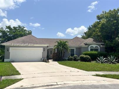 Welcome to this exquisite 4-bedroom, 2.5-bathroom single-family home with a pool, situated on a serene cul-desac with lake views in the highly sought-after Boca Winds community. This property is perfect for both families and
individuals, offering a wealth of desirable features. The interior showcases elegant high-shine ceramic tile and
wood flooring throughout. The upgraded kitchen features rich wood cabinetry, granite countertops, and stainless
steel appliances. Vaulted ceilings enhance the sense of space and light. Additional conveniences include a separate
laundry room and a fenced-in pool area for added privacy. The expansive yard further enhances the appeal of
outdoor living, and accordion hurricane shutters provide added security.