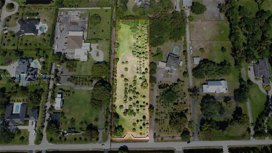 Exquisite 2.49-acre parcel in the heart of prestigious Sunshine Ranches, Broward County's premier destination for luxury living. This rare gem offers unparalleled freedom to craft your dream estate with no HOA restrictions. Perfect for celebrities and athletes to design a modern or contemporary masterpiece. Ample space for a private basketball court, tennis court, or pickleball court, fruit gardens, equestrian stables, a separate garage for an extensive car collection, or a luxurious in-law suite. In an upscale community, enjoy proximity to top-rated schools, vibrant farm markets, world-class dining, and scenic equestrian trails. Create your dream home in a safe, connected neighborhood where sophistication meets tranquility. Seize this unmatched opportunity today!