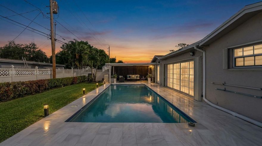 Your New Home Awaits You!! Fully renovated 4BR/2BA pool home in Hollywood’s Driftwood neighborhood! This move-in-ready property features new flooring, fresh paint, updated kitchen with quartz counters, brand new stainless-steel appliances, and beautifully upgraded bathrooms. Enjoy a newly updated pool with modern lighting, spacious backyard for entertaining, and newer security/camera system for added peace of mind. Fruit trees on the property include mango, ackee and banana. Minutes to schools, shopping, major highways (Taft, Sheridan, 441, Turnpike, I-95), and both Miami & Fort Lauderdale. Rare turnkey pool home—don’t miss it!