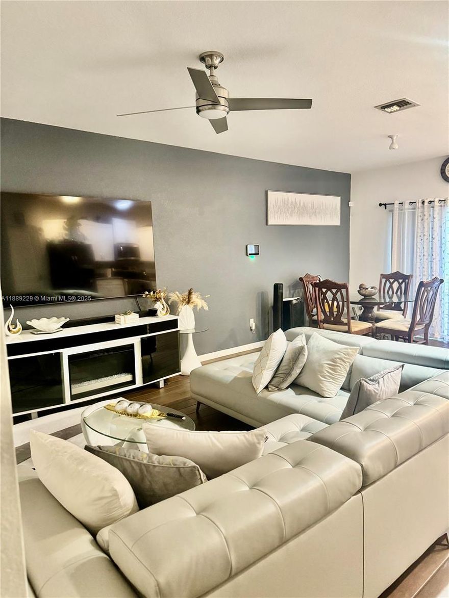 Welcome to this spacious 3-bedroom, 2.5-bath townhome located in the heart of Lauderhill. Featuring a bright and open layout, this home offers a comfortable living space with plenty of natural light throughout. The kitchen comes equipped with modern appliances including a washer/dryer, dishwasher, fridge, and stove, making it move-in ready for its new owner.

Enjoy generous bedroom sizes, a functional floor plan, and a patio perfect for relaxing. Conveniently situated near shopping, dining, schools, and major highways, this home combines comfort and accessibility.

Whether you’re a first-time homebuyer or looking for more space, this townhome is an excellent opportunity in a desirable community.