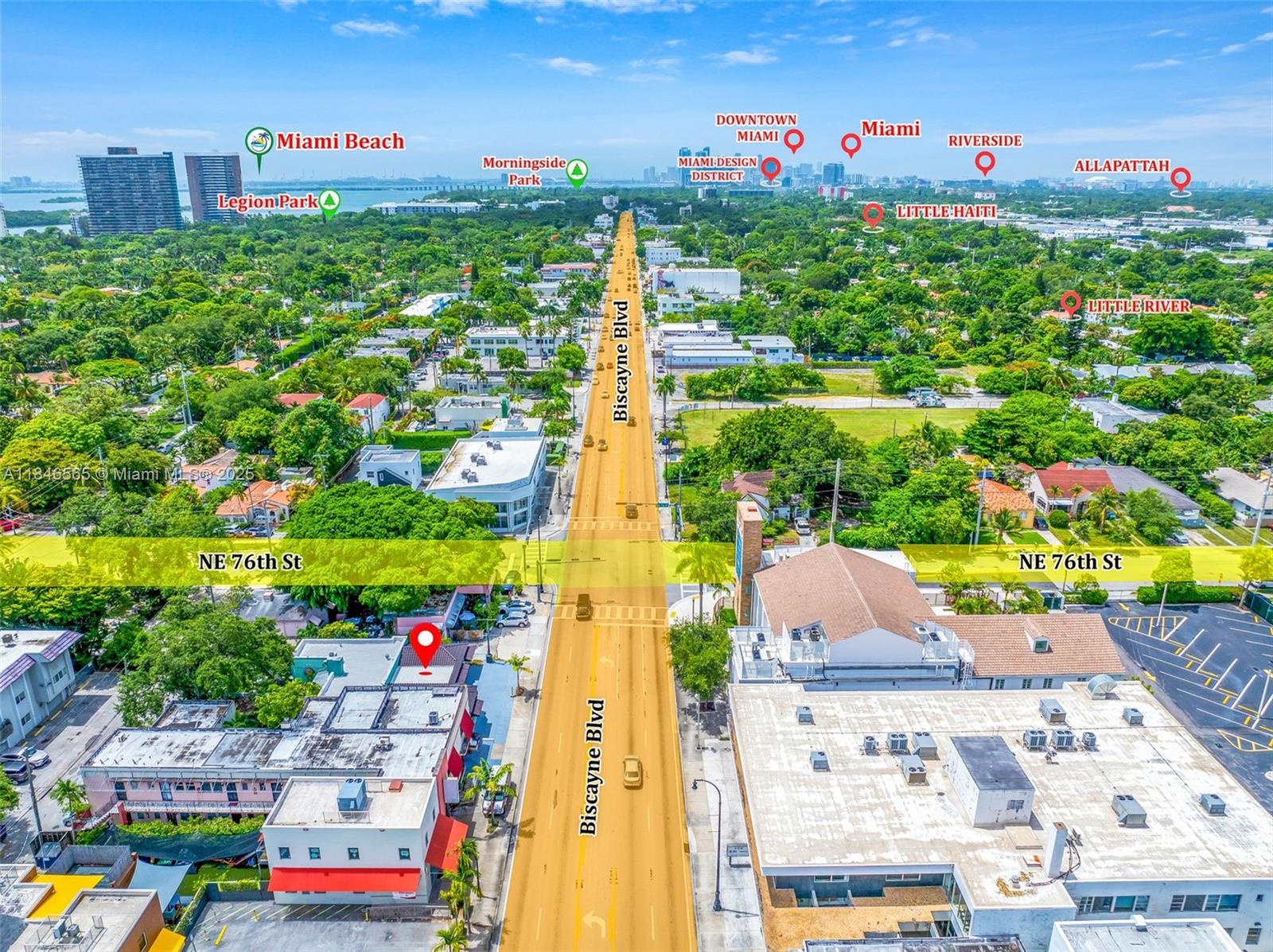 Work & Live Studio | Private Access | Fully Renovated in Prime Mimo District! Versatile WorkLive studio ideal for artists, freelancers, and small business owners. This bright, open space features abundant natural light, a full bathroom, and a private entrance. Fully renovated with modern finishes. Flexible lease terms available. Located at 7613 Biscayne Blvd in the heart of Miami's vibrant Mimo District.
