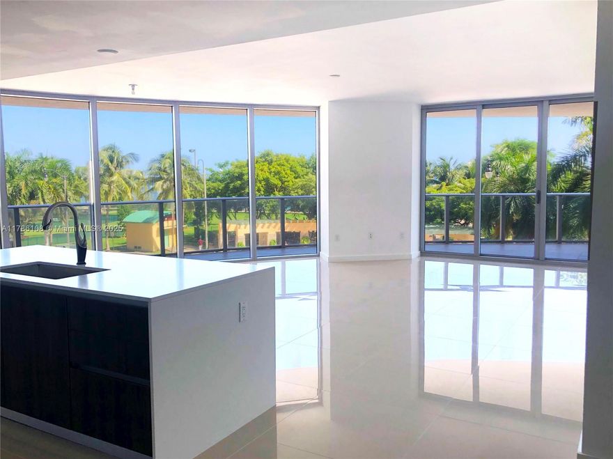 Beautiful 3 Bedroom 4 Bath apartment in with expansive private terrace. Over 2018 feet under air! Floor to ceiling glass windows with direct water and park views, situated on the waterfront lot in the heart of the art and entertainment district in Edgewater, Miami's most talked about neighborhood. One assigned parking space, additional space available for purchase.