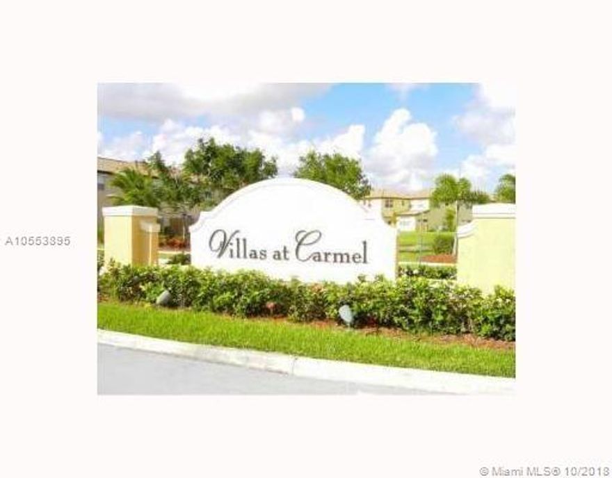 Two story townhouse with 3bed 3bath located at Villas at Carmel! Boasting 1,234 sqft this townhouse/condo has a large floor plan. Features include a spacious kitchen, living room and dining areas. One bedroom and full bath downstairs. Each bedroom upstairs is paired off with its own bath.