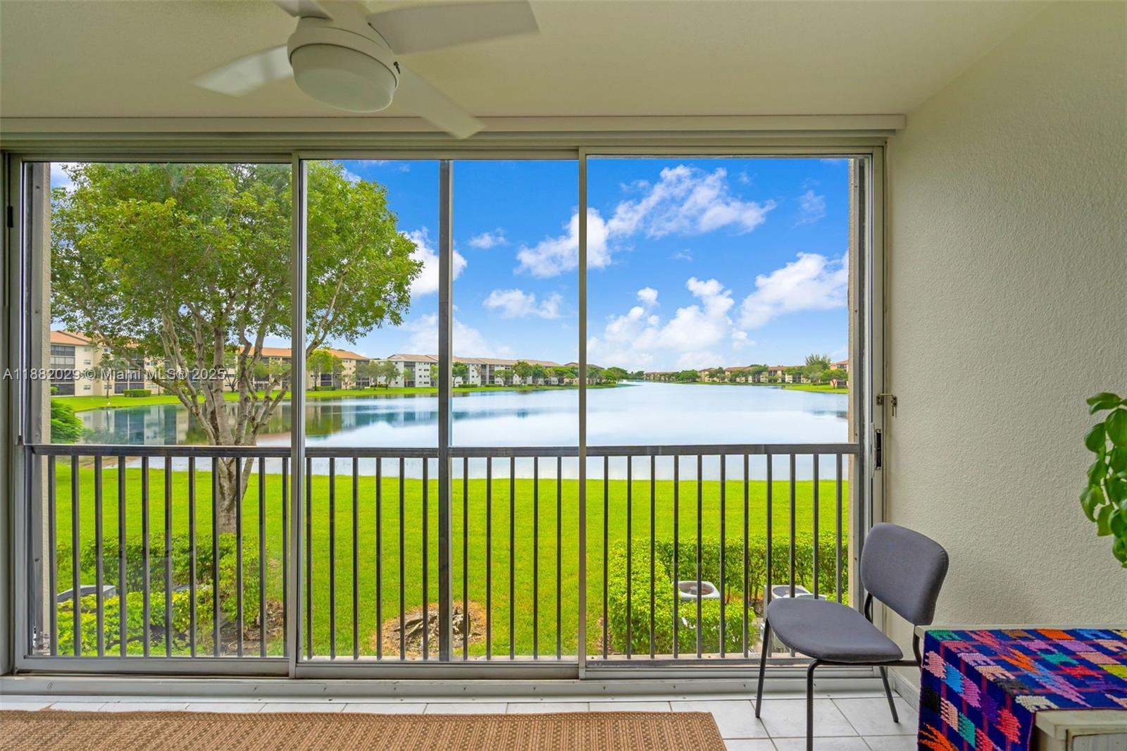 Million Dollar view. Owner Occupied. Impecably mantained apartment overlooking breathtaking lake views. Resort style amenities include 71 par golf course, 1,042 seat theater, health center/fitness center, grand ballroom, in/outdoor heated pools, pickleball, tennis, shuffleboard, bocce ball, sauna, health club, art & crafts, billiards, cafe, library, shuttle bus & more. Very clean unit, stanless steel appliances, washer/dryer in unit. A must see!