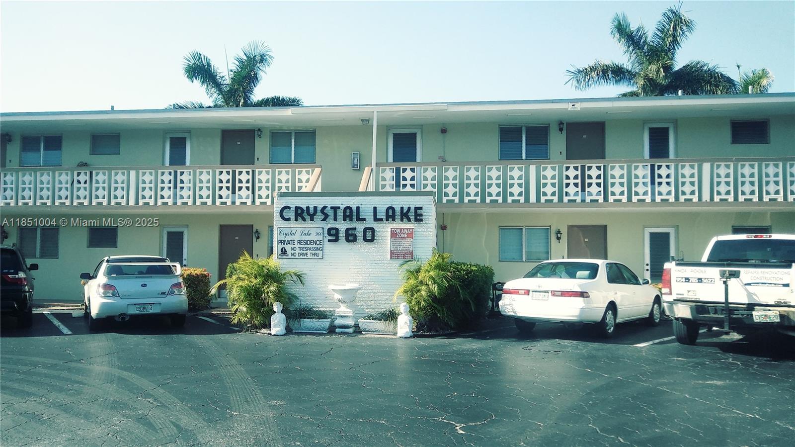 55+Community-Beautiful 2bedroom/2bathroom Condo at Crystal Lake/55+Community in Broward, Unit on 2nd floor, with spectacular Lake Views!!!! Wood Flooring, Front doors and windows impact glass, freshly painted. Amenities: Pool and Clubhouse. All occupants must be 55+Over. No Pets.