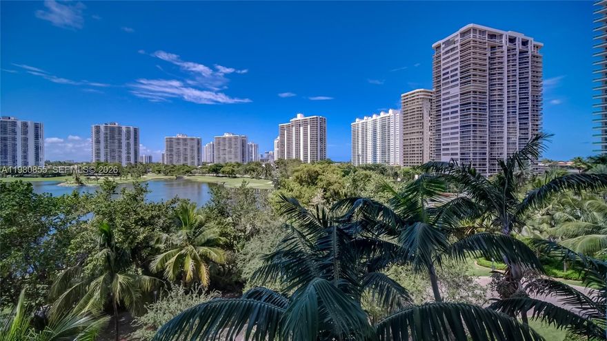 Welcome to Turnberry Village, one of Aventura's most prestigious residences, perfectly situated in the heart of the city — just steps from Aventura Mall, exquisite dining & beautiful beaches.
This lovingly maintained 2BR/2BA home offers a generous 1,335 sqft of living space, where you can unwind on your private balcony while taking in serene golf course & lake views.
The residence features stainless steel appliances, a spacious master suite with walk-in closet, and the comfort of A-rated schools just around the corner.
Residents enjoy an exceptional array of amenities for all ages — a resort-style pool with towel service, Jacuzzi, sauna, modern gym, BBQ area, parks, an elegant party room , EV charging stations & much more. 
This is a wonderful opportunity to make this spacious home truly your own. Warmly priced and ready for you — come see it for yourself!
