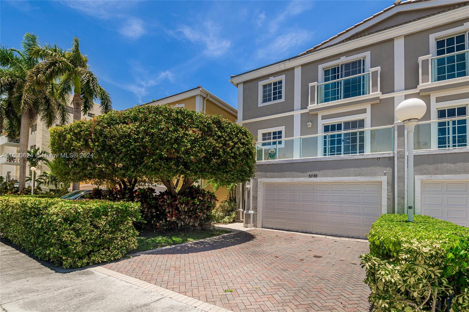 No expenses spared on this tri-level corner 3 bedroom plus den and 2 1/2 bath townhouse. Completely remodeled includes High ceilings, all impact windows, new kitchen, your own private pool, and a 30 Ft deeded dock to name a few. This property is located in a 24/7 guard-gated community of Eastern Shores near waterfront dining, shopping, state park and minutes to beaches in Sunny Isles.