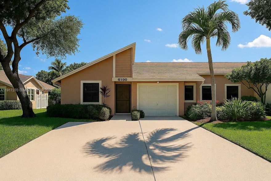 Welcome to this stunning villa located in the serene 55+ Whisper Walk community! Step inside & you'll be greeted by an open floor plan, providing a bright and airy atmosphere that's perfect for entertaining guests. Hurricane
impact windows provide energy savings, storm protection, security, and help sound proof the home. Plantation
shutters adorn the windows, adding a touch of elegance to the overall design. Vaulted ceilings add an extra sense
of space, making the home feel even more open and inviting. The kitchen is equipped with modern stainless steel
appliances, providing a sleek and sophisticated look. The private patio area is great for enjoying your morning
coffee or an evening glass of wine. Schedule a tour today and see for yourself why this is the perfect place to call
home!