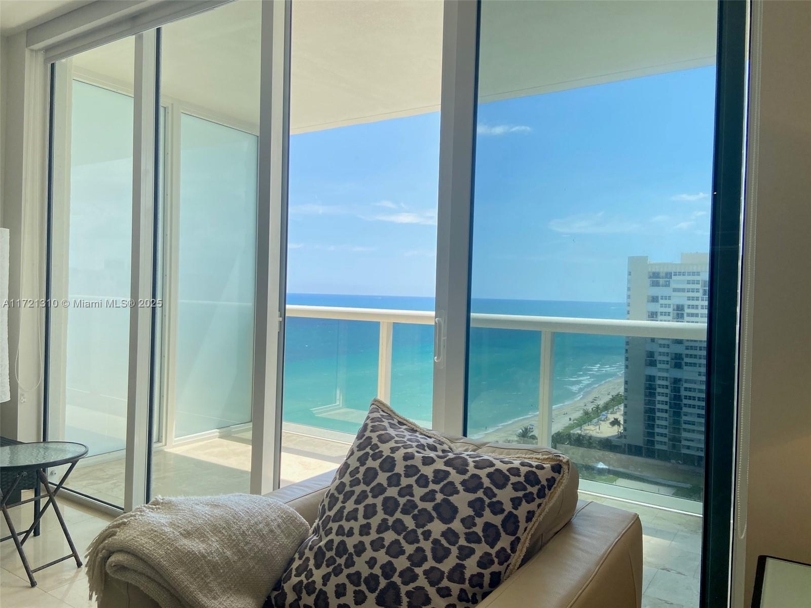 Rental Property at 1830 S Ocean Dr 1905, Hallandale Beach, Broward County, Florida - Bedrooms: 1 
Bathrooms: 1  - $3,800 MO.