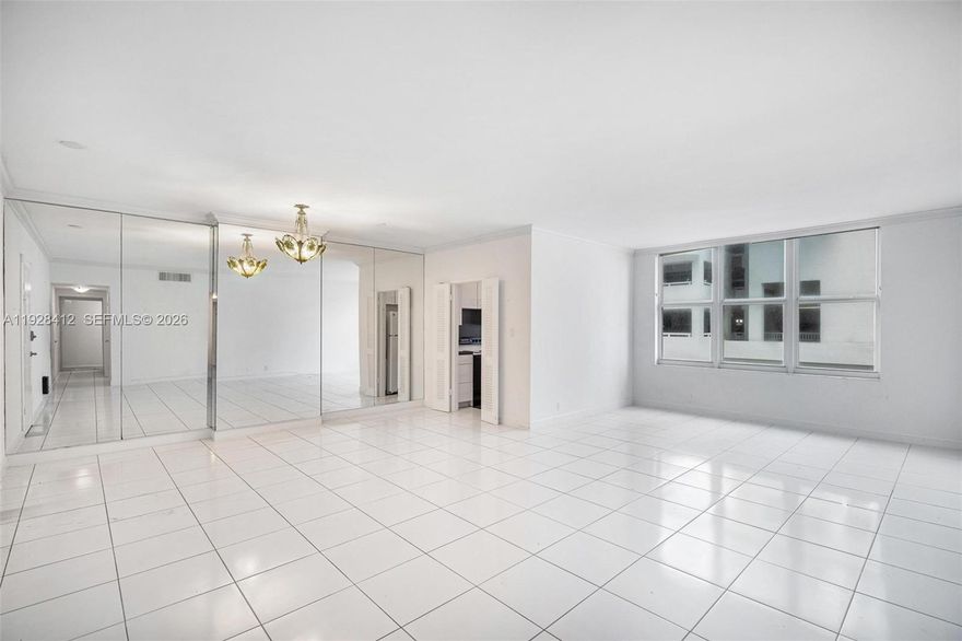 Enjoy tranquil north-facing views of the ocean from this spacious 2-bed, 2-bath condo at The Mimosa on Miami Beach. The residence features a bright, open layout with abundant natural light in a full-service oceanfront building. Community amenities include a beachfront pool, direct beach access, fitness center and 24-hour security. Perfectly located just minutes from South Beach, Bal Harbour, and premier dining and shopping, this unit offers a relaxed Miami Beach lifestyle in a highly desirable location.