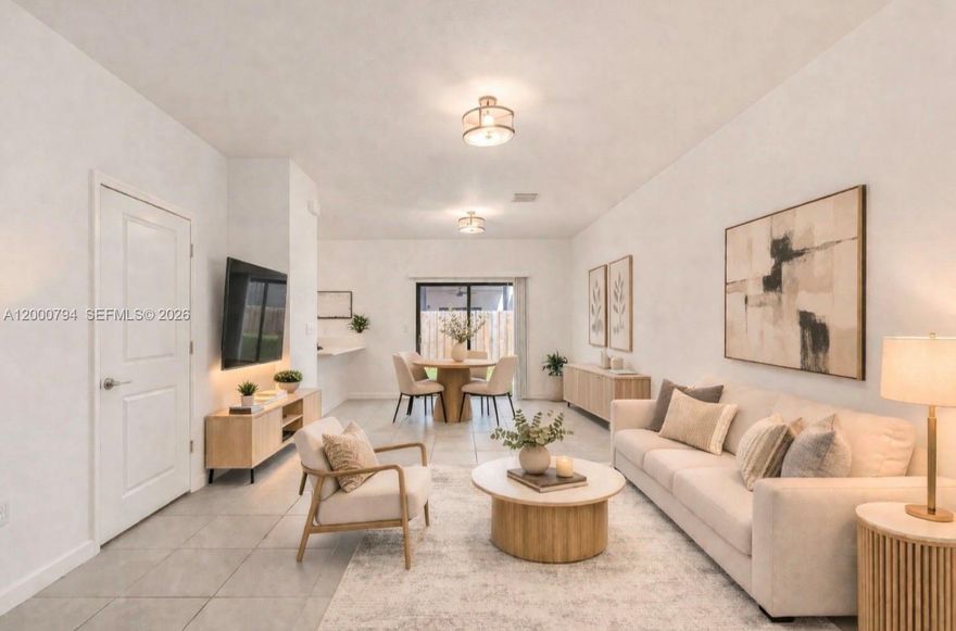 Only first month rent plus one security deposit to move-in. This stunning new construction townhouse features 3 spacious bedrooms and 2.5 baths, perfect for comfortable living with one car garage and a half bathroom in the first floor. Take advantage of the community amenities, including a clubhouse with a refreshing pool – perfect for relaxation and entertainment. With stylish finishes, this townhouse is the perfect place to call home!