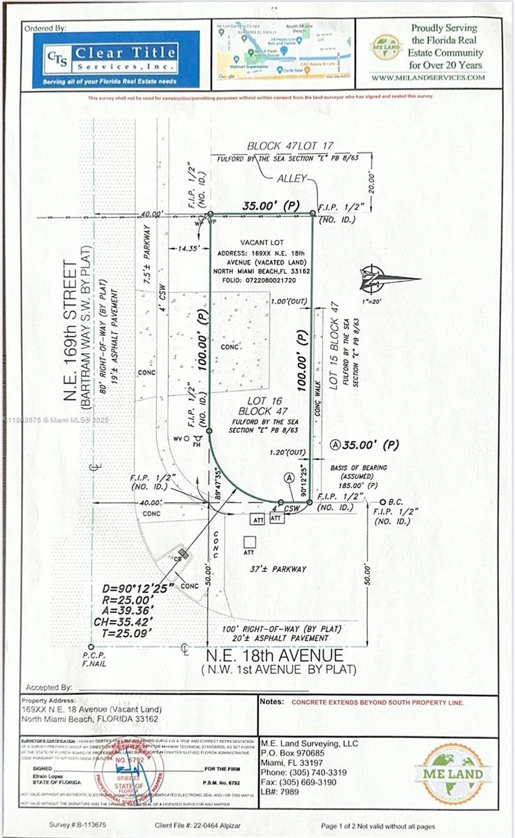 FULFORD BY SEA SEC E - Land