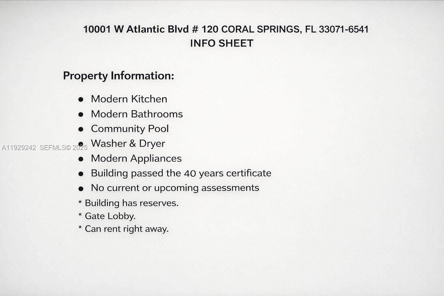 TARA GARDENS 1 CONDO - Residential