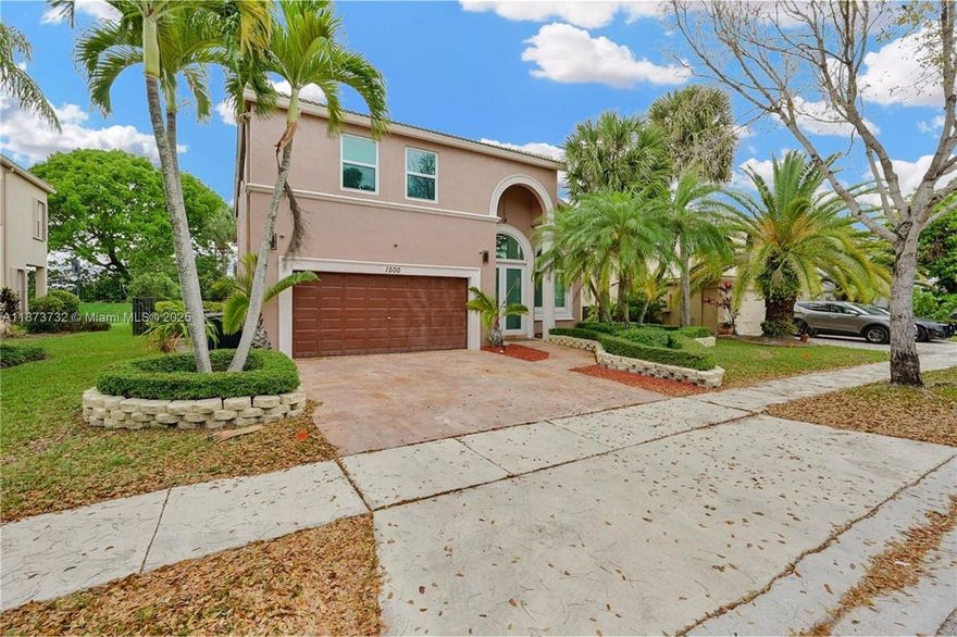 Impeccably upgraded 4BR/3BA plus versatile extra room downstairs ideal for office/guest suite. This smart home in prestigious gated Lido Isles features impact windows and doors, vaulted ceilings & marble tile floors, which blends elegance with modern comfort. Gourmet kitchen with quartz counters & stainless appliances. Luxurious master suite offers custom closet & Jacuzzi tub with LED/Bluetooth. Smart features include surround sound, commercial-grade WiFi, Nest thermostats, tankless water heater & security cameras. Private fenced yard completes this move-in ready home. Community offers a pool, gym, & playground & is near hospital, restaurants, shopping & I-75 + top rated schools.