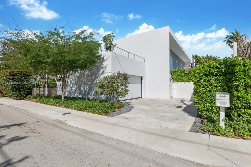 Steps away from the heart of Downtown Coconut Grove, this two story home touches the market for the first time. Built in 2015, this home offers spacious indoor/outdoor living spaces, 4 Bedrooms, 4 ½ Bathrooms, 2 Car Garage and Pool. The home’s seamless transitions from interior/exterior spaces, minimalist aesthetic, abundance of natural light, and walkability to nearby renowned dining, finest schools, shops, marinas and parks exemplifying Miami living. Features include Sub Zero Kitchen Appliances, Custom Millwork, Rooftop Terrace and Home Security System (Camera/Alarm). Constructed with sustainability in mind; the home's Concrete Roofing and Impact Windows/Sliding Doors provide a heavily sealed envelope, guaranteeing durability and low maintenance for years to come.