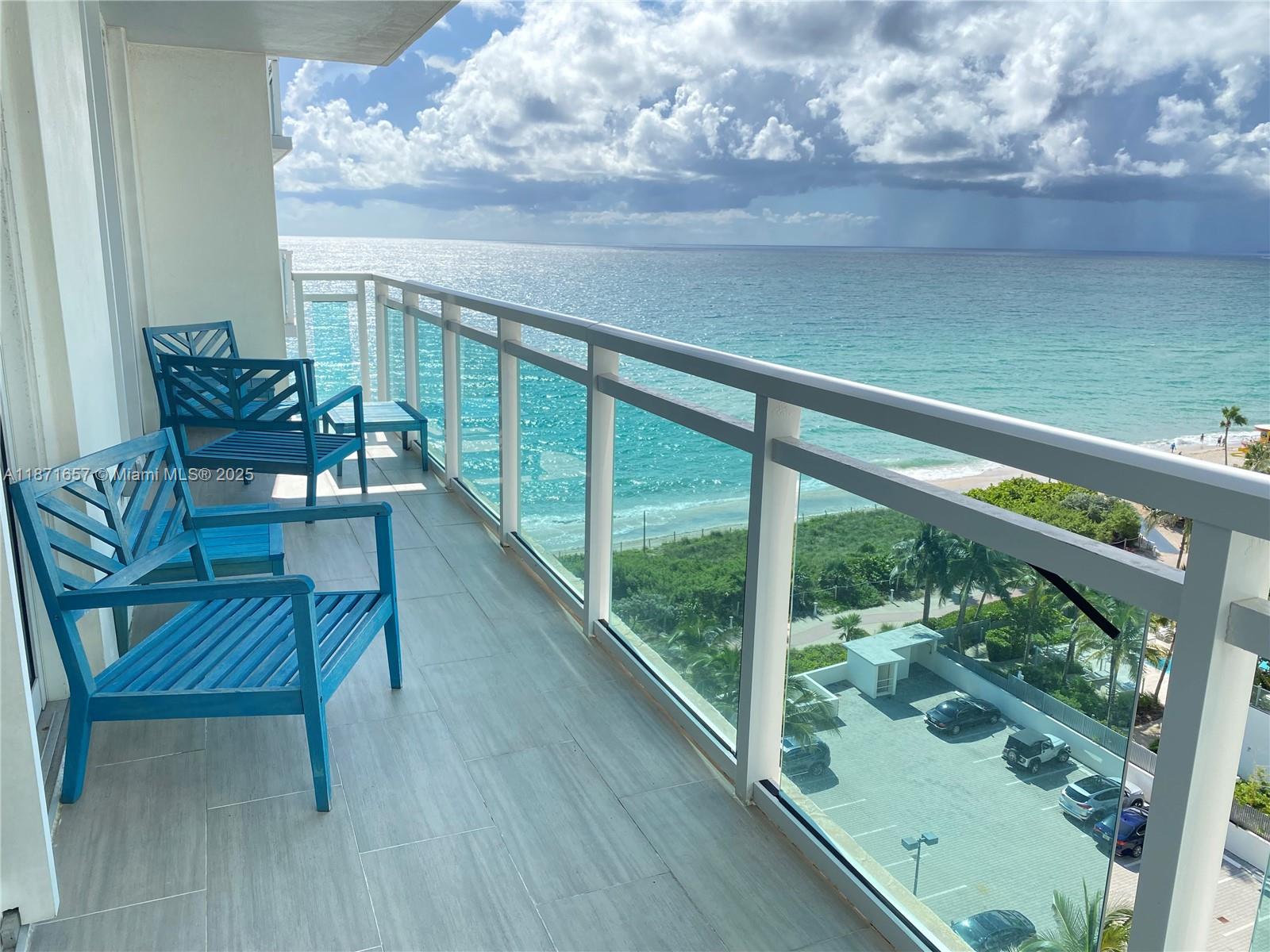 Perfect winter escape! Available Oct - March. In one of the best buildings on the beach! Absolutely beautiful 2/2 unit with Stunning ocean front views. Move-in ready, completely furnished and equipped for short term rentals of 3-6 MONTH, very spacious and bright, lots of closet space, separate laundry and powder rooms. Large kitchen w/loads of cabinets. Recently installed UV shades in living room and bedroom (w/blackout shade for a perfect sleep). Modern Climate Master A/C. BUILDING HAS IT ALL: Pool w/direct access to beach, meeting rooms, exercise room, sauna and steam room. Across street from Publix and Tons of great restaurants in this friendly, walkable community. Close to multiple major transportation routes. One parking spot, valet available. ALL UTILITIES INCLUDED!