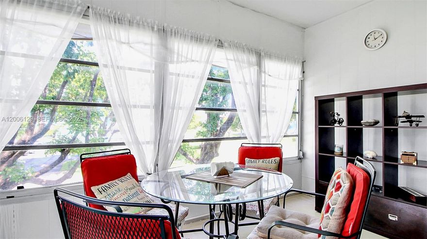 Spacious and beautifully maintained 1-bedroom, 1.5-bathroom condo located in the prestigious Sapphire community in Lauderdale Lakes. This fully furnished, turnkey unit is freshly painted and features shiny ceramic floors throughout, offering a clean, bright, and inviting atmosphere.
Enjoy your mornings or unwind in the evenings on the large private balcony, perfect for coffee, reading, or relaxation. The community boasts resort-style amenities, including: State-of-the-art swimming pool, Club house, Tennis court, gym, Library, Pool tables, BBQ station, spacious party and event area-ideal for celebration. 1 ASSIGNEED PARKING SPACE- HOA REGULATIONS: NO rentals, HOPA Verified-55+ community, close to everything