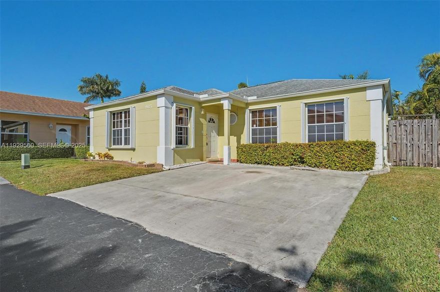 Welcome to this 3-bedroom, 2-bath home located in one of Cutler Bay’s most desirable communities, offering the kind of neighborhood lifestyle many families are searching for—but rarely find at this price point.

The home needs a full update, making it an ideal canvas for buyers who want to create a space that truly reflects their style and vision. The roof is approximately 7 years old, and the home features a cozy, manageable backyard—perfect for kids, pets, or a quiet weekend barbecue without the burden of heavy maintenance.

What truly sets this property apart is the community and location. Enjoy access to a community pool, great schools, and a beautiful lake just minutes away, ideal for evening walks or morning stroller rides. A family park with tennis courts and a children’s play area is only a 5-minute walk, making it easy to stay active and connected.

Convenience is everywhere—Publix, Aldi, local neighborhood restaurants, and the Turnpike are all just minutes away, keeping daily life simple while still feeling tucked into a peaceful, family-friendly neighborhood.

This home is perfect for new families in their growing stages, whether you have kids, are planning for them, or simply want to be in a community designed for long-term living. Bring your vision, your contractor, and your imagination—this is more than a house, it’s a chance to build a future in a neighborhood people love to call home.