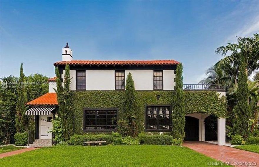 Charming 3 Bed / 2.5 Bath home with excellent development potential situated on an oversized 10,400 square foot with a huge backyard and pool area. This property is located across from the Miami Beach Golf Course and enjoys fantastic Western views. Ideally located within walking distance to Lincoln Road, Sunset Harbor, and the ocean. An excellent opportunity to own on highly coveted lower Meridian Avenue, where homes seldom come on the market.