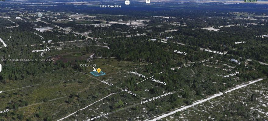 OWNER WILL FINANCE!!! 1,000 DOWN 305.68 PER MONTH FOR 36 MONTHS AT 7% INTEREST!!! Orange Blossom community of Sebring. Beautiful private, quiet, peaceful, wooded area lot. Close to Lake Josephine which is ideal for watersports, including boating, fishing, and waterskiing. Get in early on this great investment opportunity!