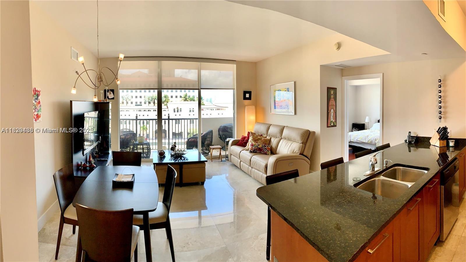 Fully furnished 2-bedroom, 2-bathroom apartment in the heart of Coral Gables, just blocks from the University of Miami and Downtown. Steps from the Shops at Merrick Park, restaurants, supermarkets, nail salons, beauty spas, and the Metrorail. This move-in-ready unit features modern furnishings, 2 reserved parking spaces, 24-hour security, apool, and a fitness center. Enjoy the perfect blend of comfort and convenience in a prime location. Just bring your clothes and personal items—everything else is ready for you. Ideal for anyone seeking hassle-free living in one of Miami’s most desirable neighborhoods.