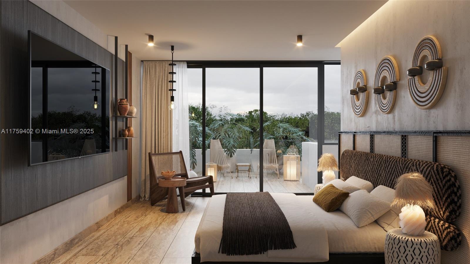 Experience this Tulum Penthouse located in the prestigious Aldea Zama community. Double lock off (separation of spaces) creates a versatile investment allowing you to lock off portions while continuing to rent the other side, granting continuity in cashflow and privacy. By using the lockout feature, this penthouse can be configured into three units - for the price of 1! Call listing agent for explanation on these possibilities! The building includes a reception, rooftop pool, Gym, Solarium and more. Tulum is the paradise that everyone wants to know, truly unique, full of magic and mysticism.