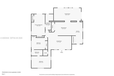 Tiny photo for 1704 SW 5th Ct, Fort Lauderdale, FL 33312 (MLS # A12003048)