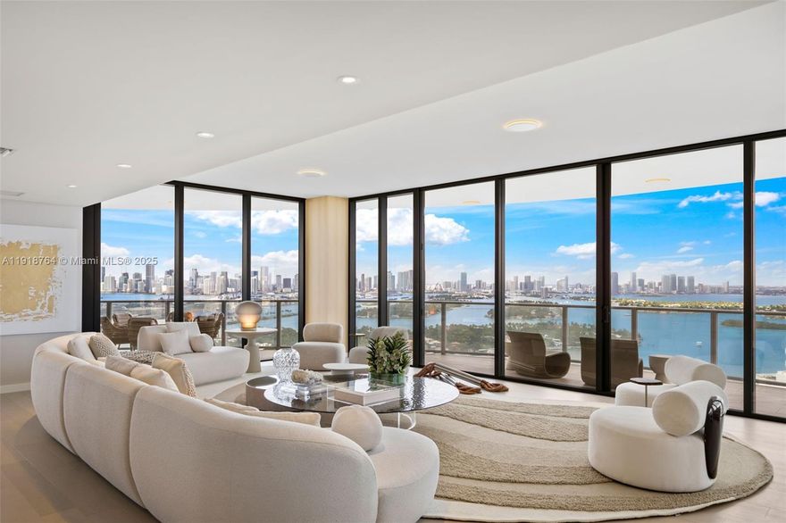 Brand-new developer COMBO UNIT — truly one-of-a-kind — featuring 4 bedrooms + media room at the Canopy Residences in Five Park Miami Beach, professionally staged by Artefacto. Enjoy resort-style living with 50,000+ sq ft of amenities including the exclusive Canopy Club with owners lounge, a 6th-floor terrace with adult and family pools, cabanas, sunset lounge and restaurant. Residents also have access to a private Beach Club in South of Fifth with umbrella and towel service, plus the 3-acre Canopy Park. Additional amenities include a fully equipped gym and yoga studio, spa with treatment rooms and sauna, business lounge/co-working spaces, screening room, children’s learning lab and teen club. Services feature 24-hr concierge and butler, valet, bike storage, EV Moke shuttle to the beach, and high-speed fiber-optic internet.