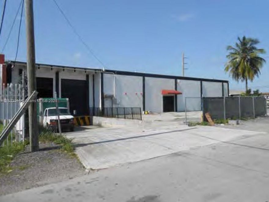 West Little River Warehouse for Sale. Standalone building. 13,080 SF total. 7,536 SF building includes 6,671 SF warehouse space and 865 SF office space. 18' clear ceiling height. 1 Grade Level and 2 Truck Well Loading. 3-Phase Electrical Power. 40-year certification completed (50-year certification underway). Parking for up to 20 Cars. Qualified Opportunity Zone. Located within Miami-Dade County's Green Technology Corridor with major public works projects underway. Lease has a 60-day exit clause.