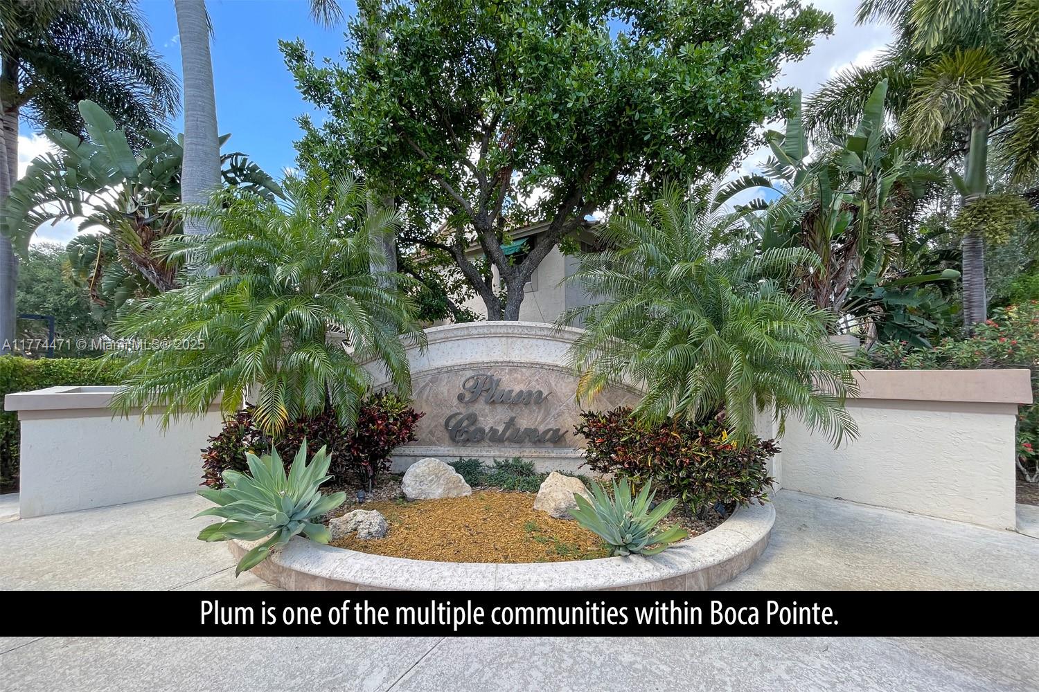 PLUM AT BOCA POINTE - Residential