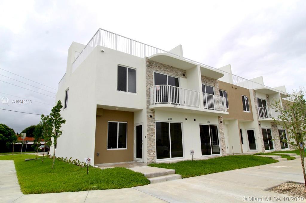 READY to MOVE-IN NOW! One of the best location of community. Does not face other homes + plenty of visitors parking on the back. 3 floors w/ over 2,100 Living Area (terrace included) 4 BEDS (2 Master Suite). UNIQUE rooftop model w/ over 700 SQ FT PRIVATE TERRACE! NO CDD & LOW HOA! Guest suite w/ own entrance & full bath. 100% Concrete Structure IN & OUT. Impact Windows & Doors. Hurricane Proof Home means LOW INSURANCE! SMARTHOME PACKAGE. Fully upgraded w/ over $15,000 in home upgrades. Tankless ECO Water Heater, open European concept w/ Quartz kitchen countertops, customized/modern bedroom cabinets, LED Modern lighting, polished 2'x2' porcelain on 1st floor, wood on 2nd, concrete coating paint on 3rd floor. WILL GO FAST! EASY TO SHOW!