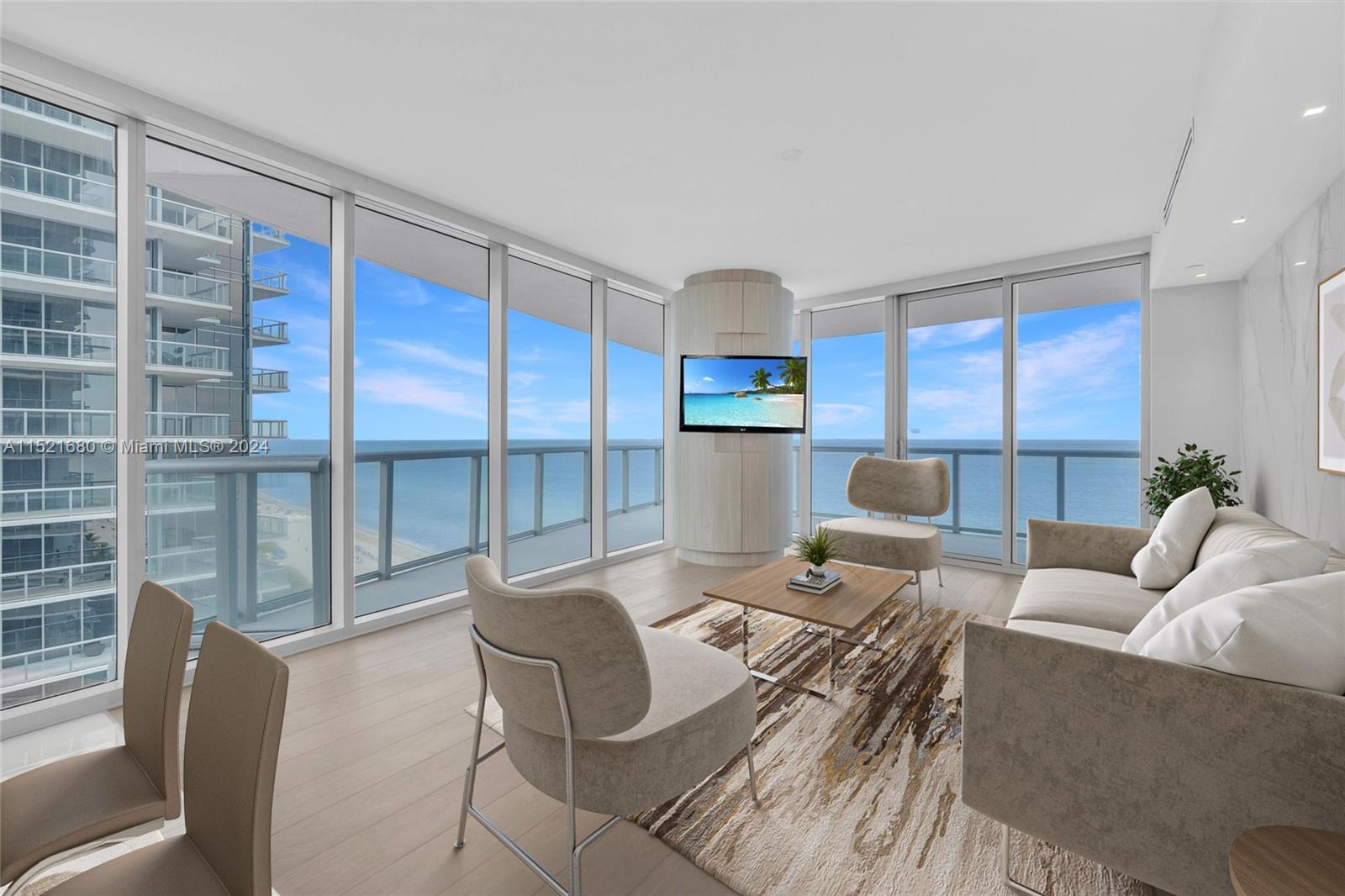 Property for Sale at 17001 Collins Ave 1508, Sunny Isles Beach, Miami-Dade County, Florida - Bedrooms: 3 
Bathrooms: 4  - $3,180,000