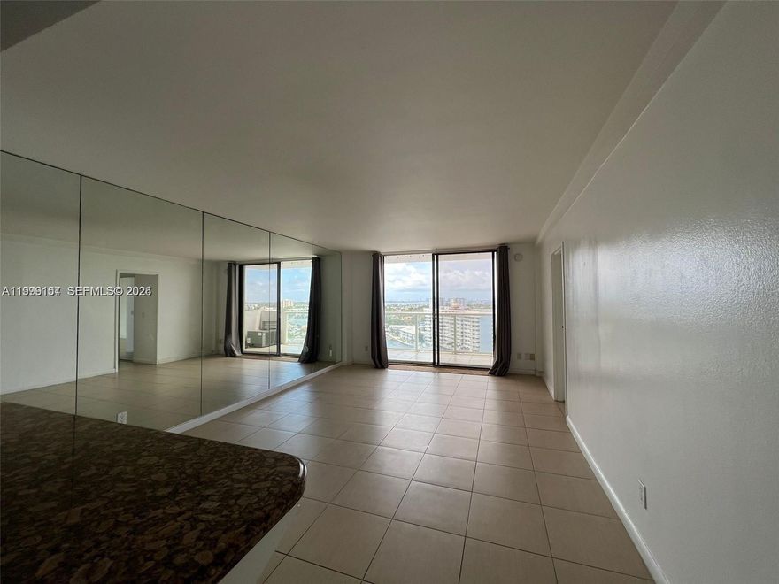 Spacious 2 bedroom 2 bathroom unit on the 14th floor with beautiful canal views. This unit features a split floor plan offering added privacy, ceramic tile flooring throughout, and an open living and dining area with plenty of natural light.

Located in Sailboat Cay, a well maintained community just minutes from Aventura Mall, Sunny Isles Beach, FIU Biscayne Campus, and major highways. The building offers 24 hour laundry facilities, guest parking, and secure access.

Water and trash are included in the rent. Unit is vacant and easy to show.