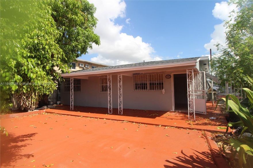 Single Family Residence featuring 5 bedrooms and 2 bathrooms. Great size home, very large and comfortable.  Brand new roof, new kitchen, new bathrooms, new floors. Great location, corner house, plenty of parking and room for boat or RV. Located right off of Okeechobee rd., Red Road, Palmetto expressway and walking distance to the Okeechobee metrorail stop. Great schools like Miami Springs Senior High walking distance away. Property is ready for a family. No HOA!!