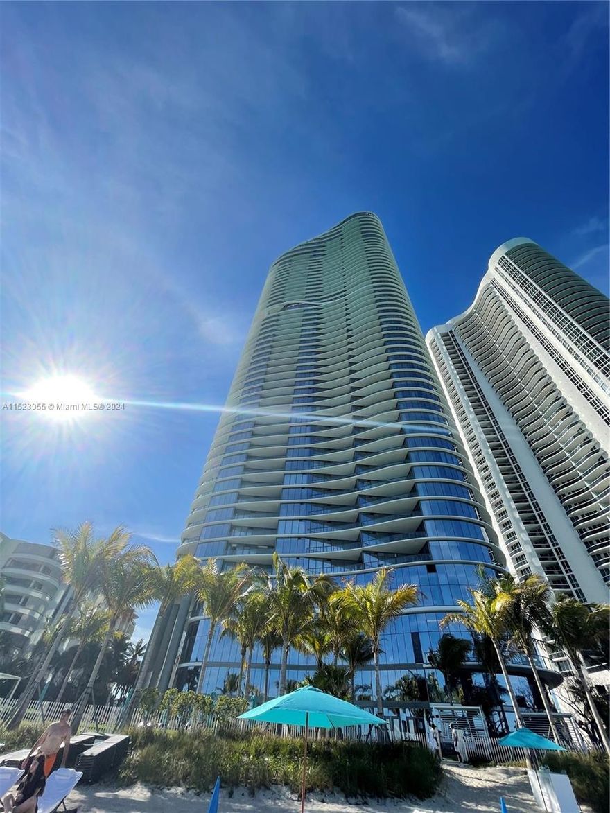 This unit is the most spectacular and exquisite, designer-decorated and furnished 2 bedroom at the Ritz Carlton in Sunny Isles. Yes, other units in the building may be furnished, but simply cannot compare to the level of this one. Italian furniture, imported artwork and sculptures, white calacatta porcelain tile flooring throughout, custom luxury closets built in both bedrooms, lighting fixtures and scenes incorporated in every space, and equipped with all necessary utensils in the kitchen. All linens are 100% natural cotton. No detail has been missed. Outside furniture and decoration in both balconies is magnificent and ideal to enjoy stunning views year-round. This unit was made for those that want to experience the highest level of luxury at the most prestigious new building in Miami.