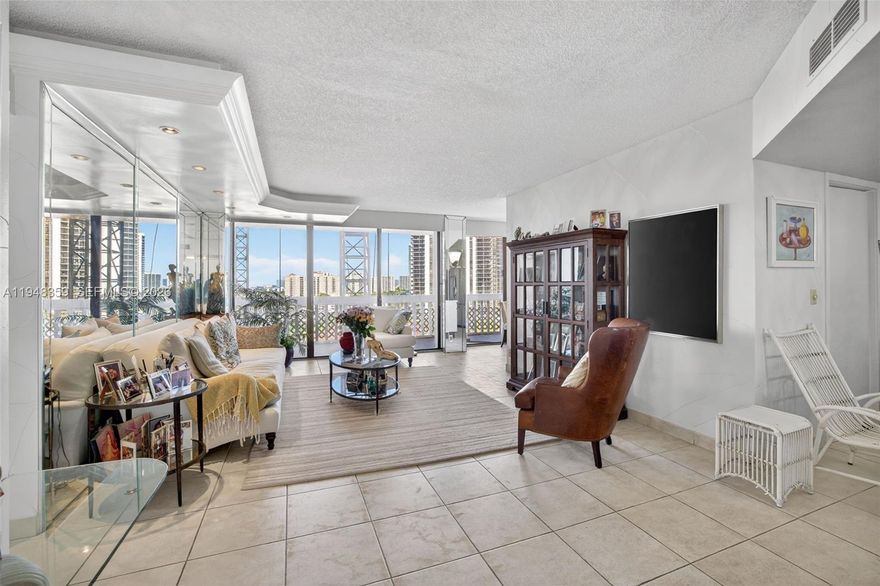 View View View! Enjoy This Spacious 1677 Sf - 2 Bedroom + Den Condo In Turnberry Towers With Spectacular Direct Ocean And Intracoastal Views Throughout From Floor To Ceiling Windows And Large Balcony! Great Floorplan Offers Huge Primary Suite with Room Sized Closet, Large Bathrooms, Fantastic Kitchen with Breakfast Area. Make This Your Home! Highly Renowned Turnberry Tower With Newly Renovated Lobby W/ Luxury Five-star Amenities Incl. Heated Pool, Fitness Center, Sauna, Spa, 24 Hour Concierge & Security, Valet.