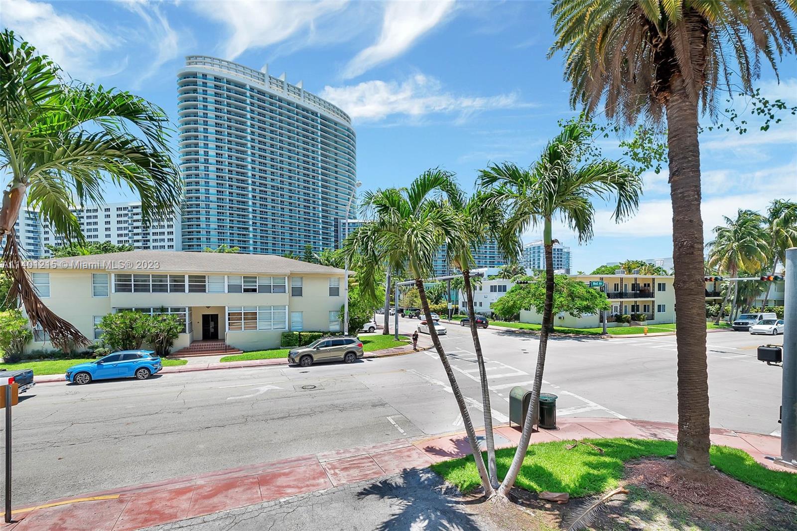 Wonderful West Avenue! Welcome to the exclusive boutique building of Bayshore Terrace. Live like a local, very centralized; everything you need is just blocks away. Completed the 40-year recertification, and fully redid exterior stucco + paint. Large bedrooms, with tons of natural light. Split floorplan, great for privacy. Master bedroom has an oversized walk-in closet. The balcony overlooks West Ave – green space and the bay breeze make you know you’re in paradise. Unit has a deeded parking space – off-street, covered, right next to the elevator. Laundry rooms on each floor (4 units/floor) do your laundry in peace. There's a private pool + sun deck, and a secured lobby. This has tons of potential and an even better price tag – transform this gem on Miami Beach – location is everything!