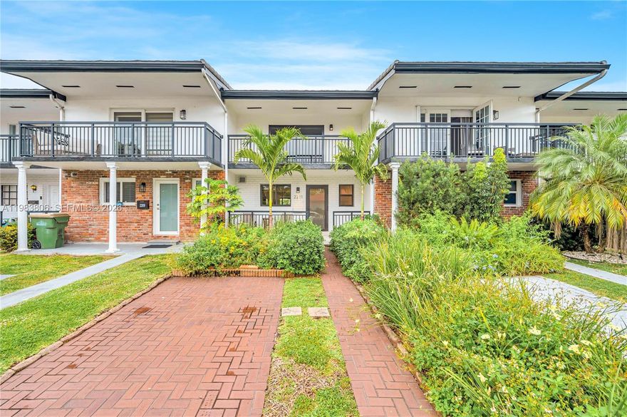 Fully renovated, essentially brand new, this beautifully updated 2/2.5 + office townhome! Thoughtfully redesigned with high-end finishes, the home features a modern kitchen, premium appliances, sleek flooring and bright open living spaces perfect for everyday comfort and entertaining. Upstairs two spacious bedroom suites with custom closet build-outs including a primary suite with a private balcony. Enjoy 2 large balconies and expansive patio creating the perfect setting for relaxing and outdoor dining. Ideally located minutes from Bal Harbour Shops, the beach, shops, parks, and top restaurants, offering both convenience and lifestyle. A rare opportunity to enjoy a fully renovated townhome with exceptional outdoor space in one of North Miami’s most convenient locations.