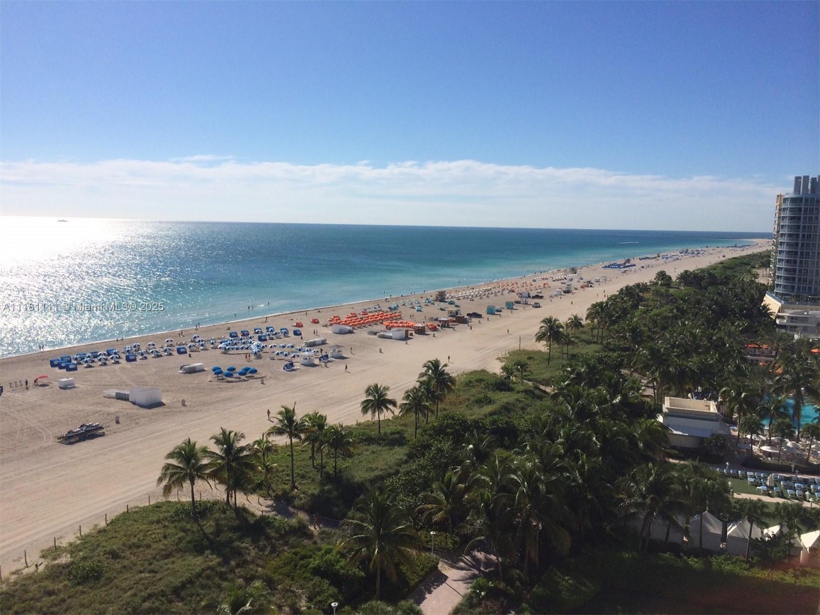 Gorgeous sweeping views of the Atlantic Ocean all the way down to Government Cut from all windows and private balcony. Unique architect designed residence with comfort in mind. Cathedral ceilings, Skylight, combined living & dining area sliding doors. Fully furnished. Elevated bed individual remote controle. Spa with mosaic floors. Artists Desks. Resort-Style building located in the heart of South Beach with direct beach access, heated pool, modern gym, renovated lobby, laundry facilities, club-room, 24 hrs security & Front Desk, management on site. Walking distance to Lincoln Mall, shops, fine chef's eateries, entertainment like New World Symphony and more. Rent includes: high speed wifi, digital cable, water, electricity, 1 valet parking. Quick Online Approval. Month to month OK. Call.
