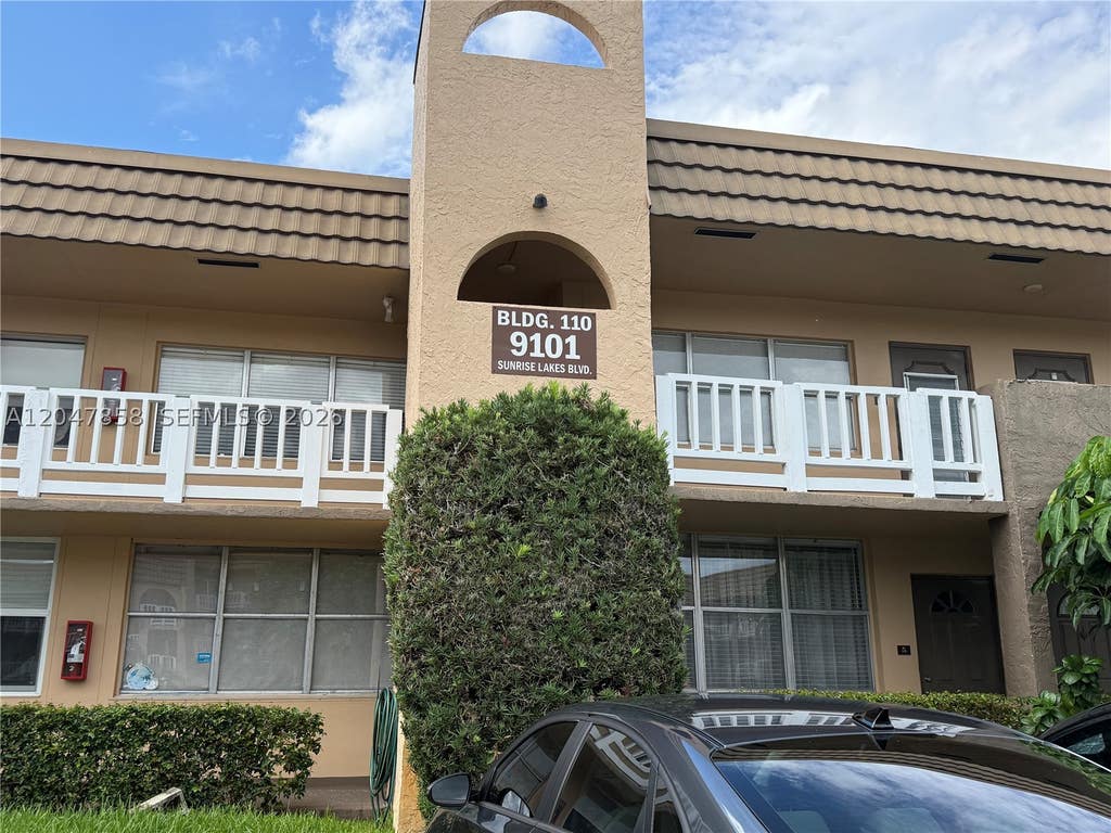 Photo of 9101 Sunrise Lakes Blvd #215, Sunrise, FL 33322 (MLS # A12047858)