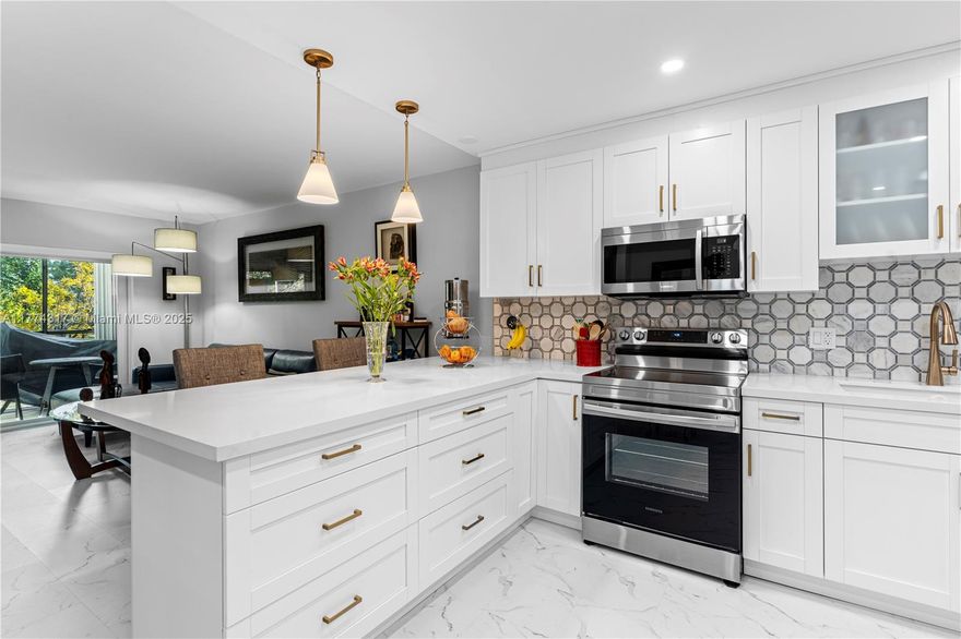 Come enjoy this newly update corner unit in Hollywood, located within a peaceful 55+ community. Fully renovated with new quartz countertops, recessed lighted, gold fixtures, new luxury laminate flooring, new bathrooms, impact windows & doors, built in closet storage, and so much more. Can come furnished, spend your summer enjoying your new condo! 

Hillcrest is conveniently located off i95, 20 minutes from the beach, 20 minutes to the Hard Rock Casino down the street from target, publix, kohls, and so much more. Community includes a clubhouse, 3 community pools, 2 mile walking/biking path, tennis & pickleball courts, BBQ & picnic areas, shuffleboard and a gym