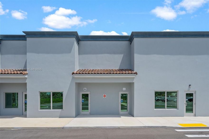 This stunning brand-new commercial space for lease presents endless possibilities for your business. Conveniently located near Krome Ave in Homestead, provides easy access for customers. The 942 SF with a high 16-foot ceiling adds a sense of grandeur to the space, making it perfect for a small retail store or office space. This versatile space offers 48 public parking spaces, one restroom inside Unit B, central AC, and independent meters for electricity and water. Don't miss this opportunity to elevate your business to new heights. There is no other space like this one in the area. Schedule a viewing today!